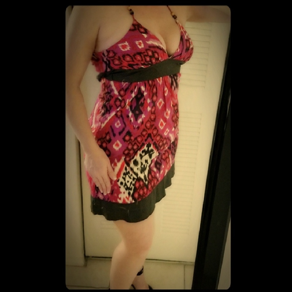 Speechless multicolor sun dress